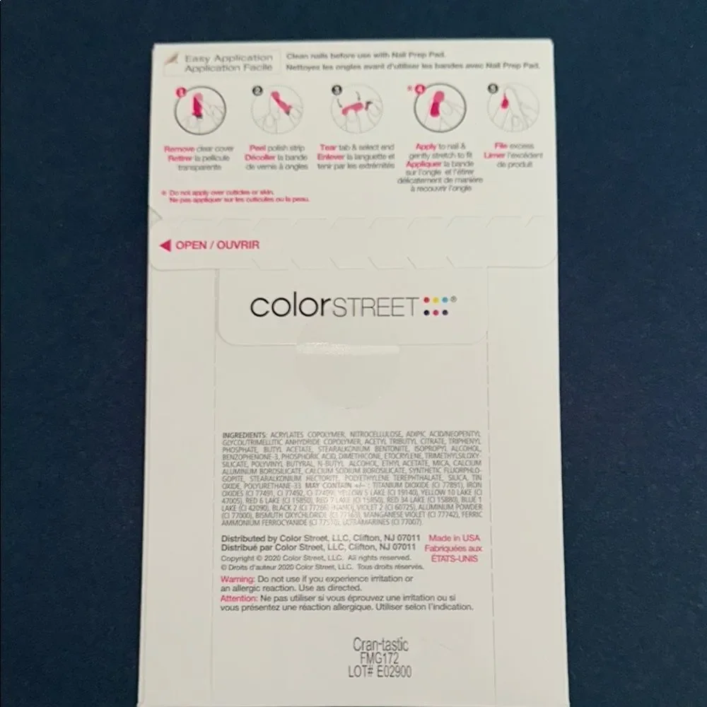 Color Street sparkling pink